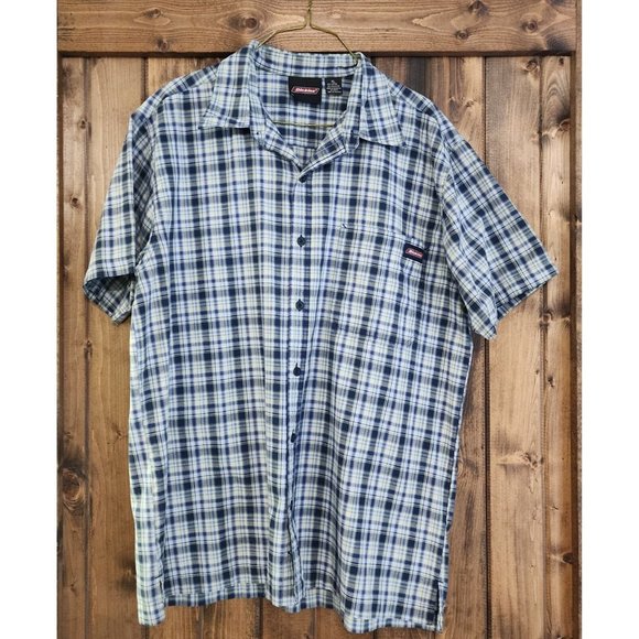 MENS DICKIES SHORT SLEEVE BUTTON DOWN SHIRT‎ - Picture 1 of 3